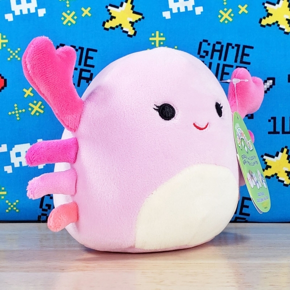Squishmallow Cailey the Pink Crab 5" UltraSoft Stuffed Sealife Plush Toy NWT - Picture 2 of 12